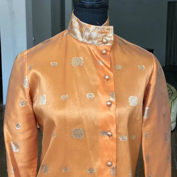 Orange and gold vintage set - Picture 4 of 11